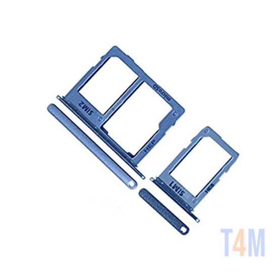 SOPORTE DE TARJETA SAMSUNG GALAXY A6/A600F/A6 PLUS/A605F 2 JUEGOS AZUL